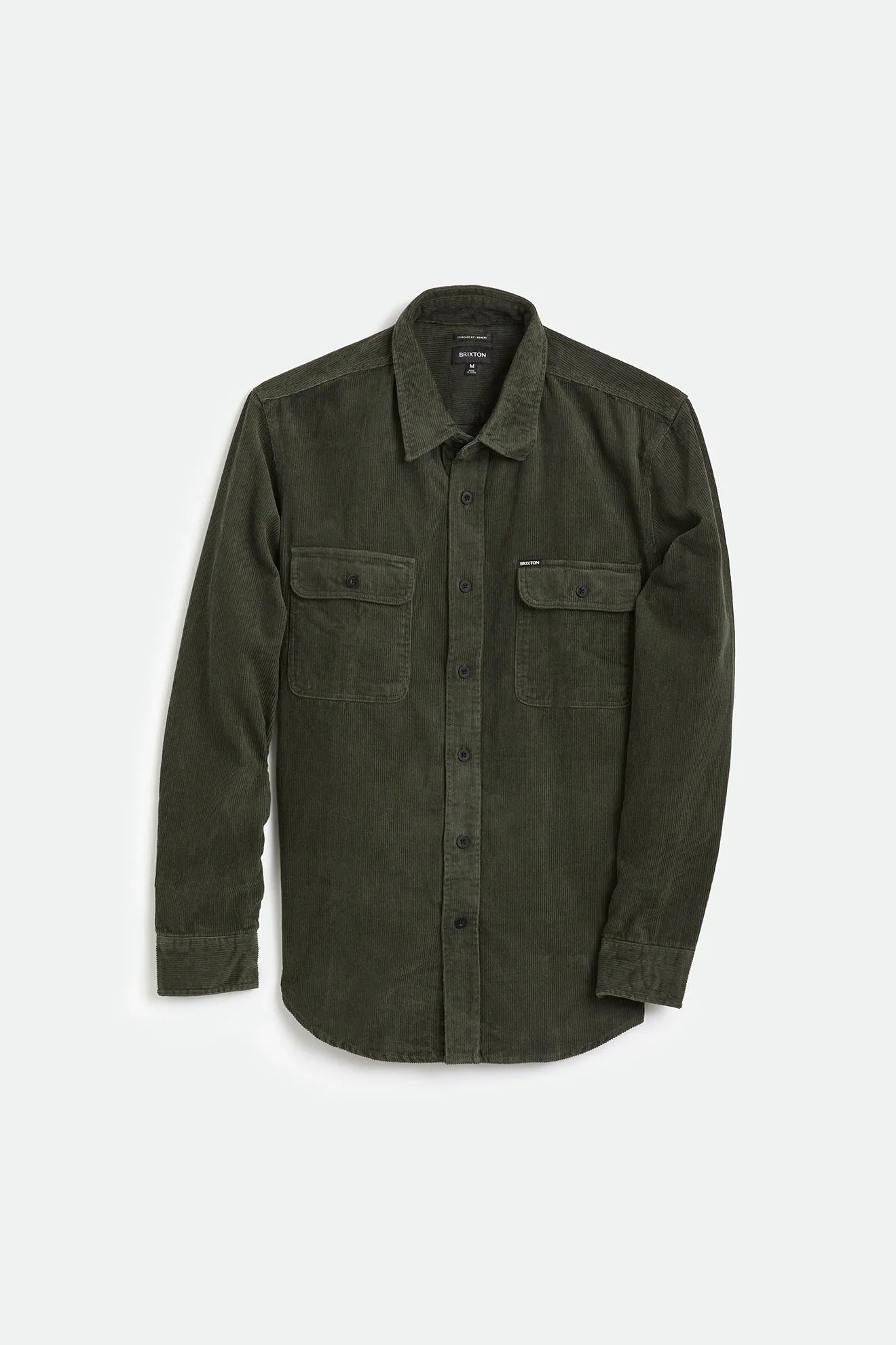 Bowery L/S Corduroy - Hunter Green