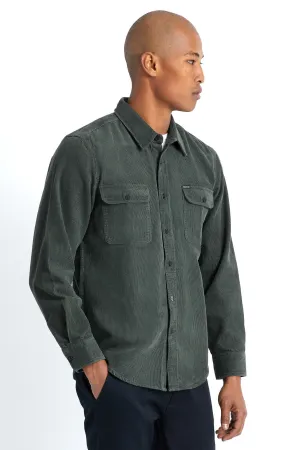 Bowery L/S Corduroy - Hunter Green