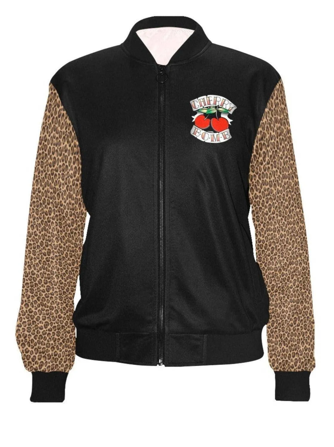 Cherry Bomb Womens Bomber Jacket
