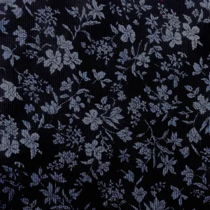 Corduroy Navy Floral
