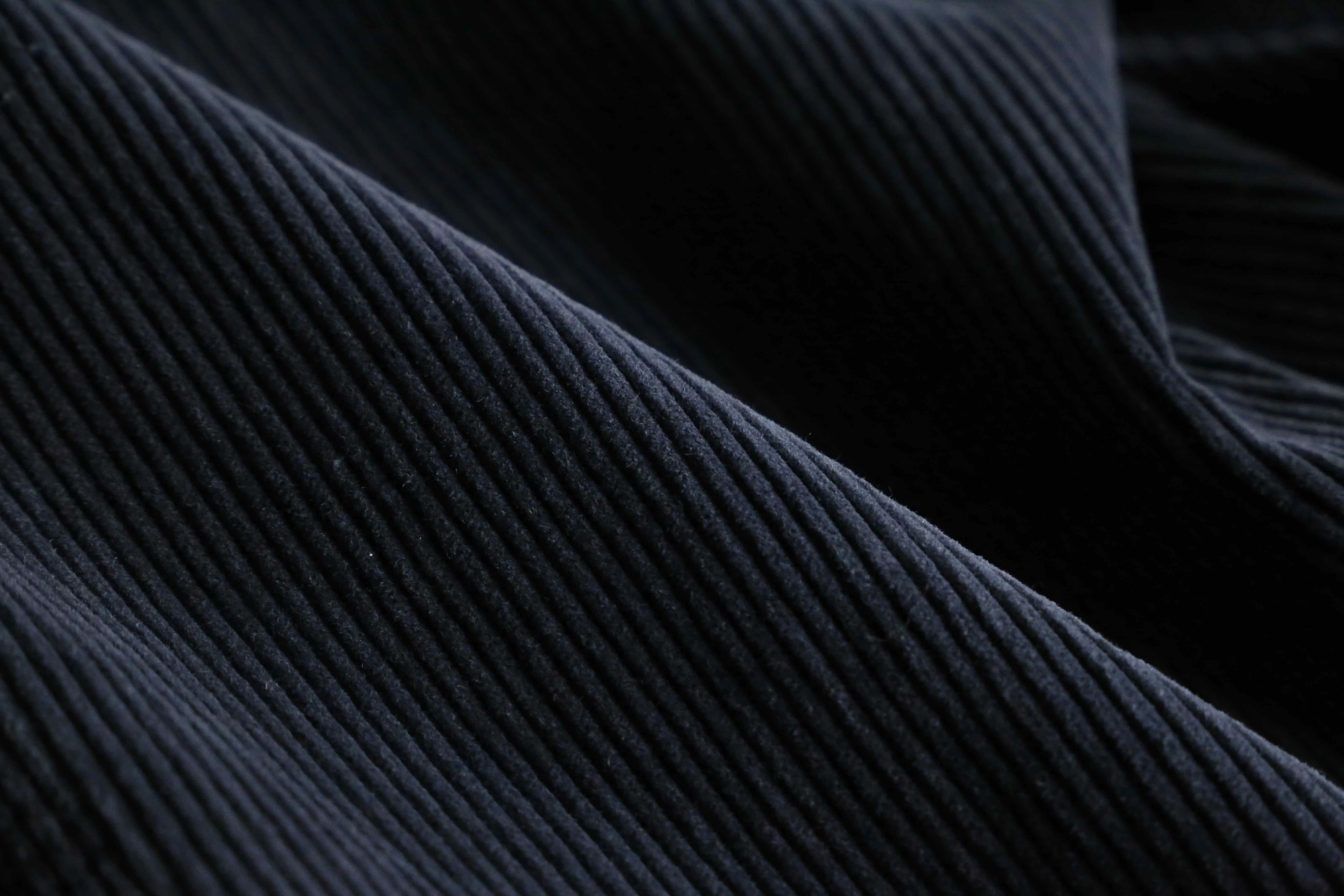 dark navy corduroy semi-flare pants