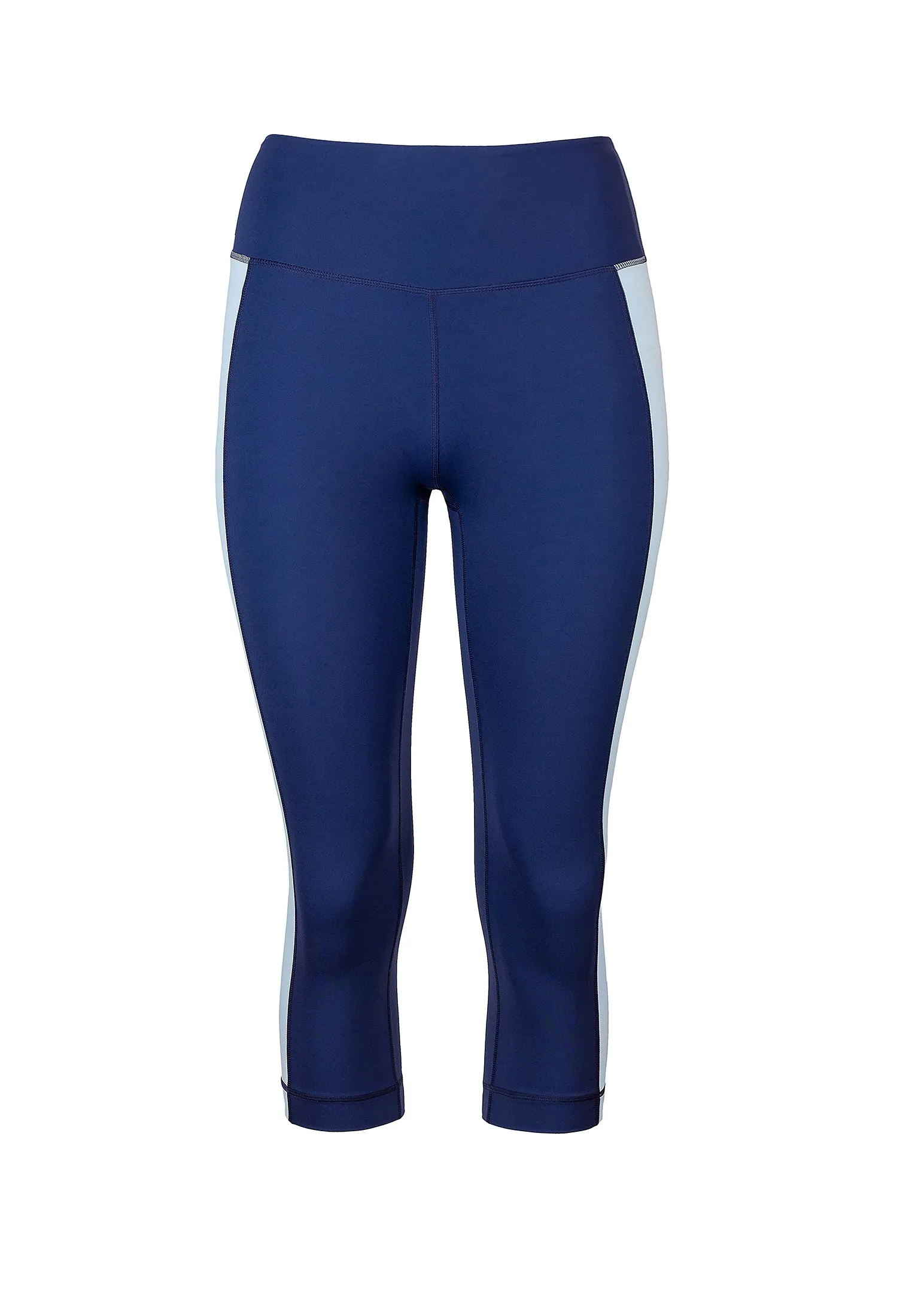 Dynamic Crop Leggings mit hohem Bund - True Blue