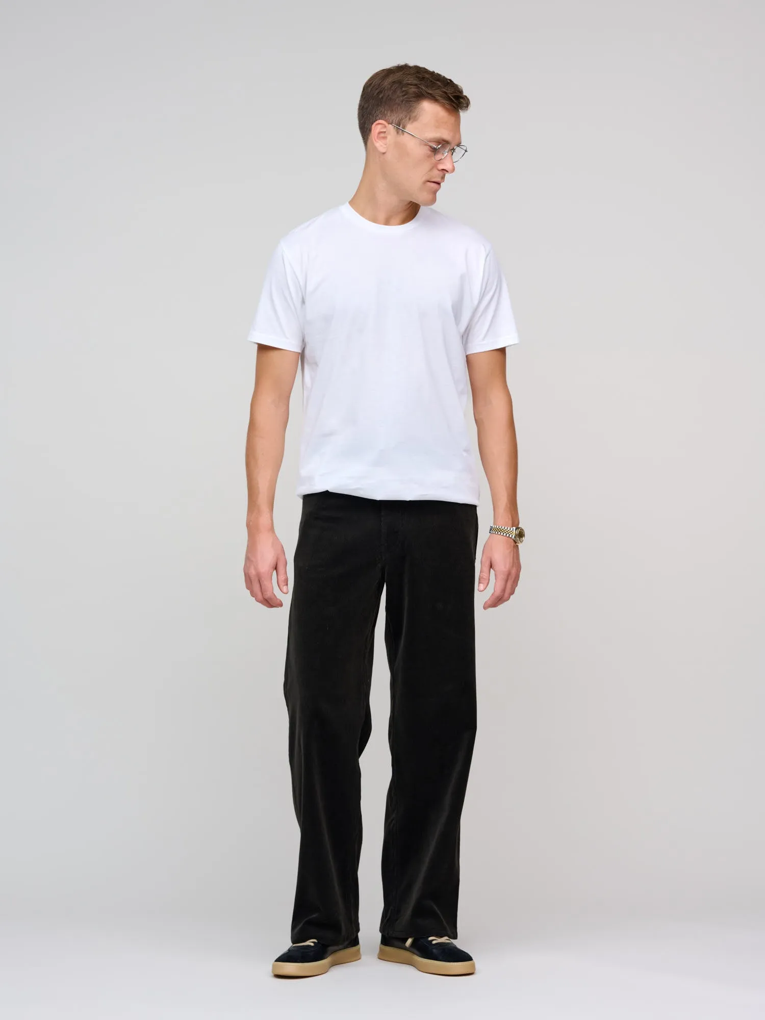 Finx Corduroy Pants, Dark Brown