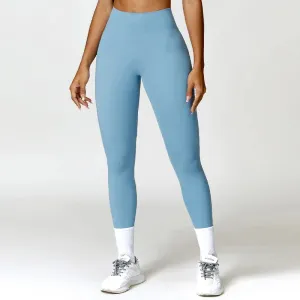 High Waist Yoga Pants for Running and Gym Workouts - Push Up Leggings for Female Fitness