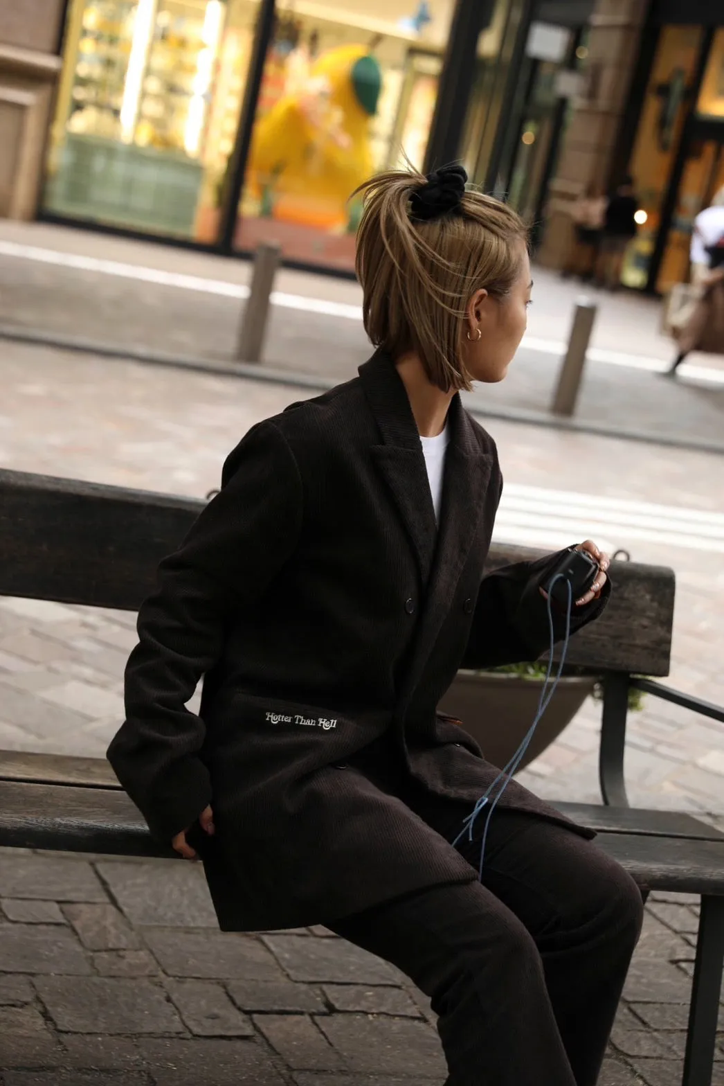 HTH original corduroy flare pants