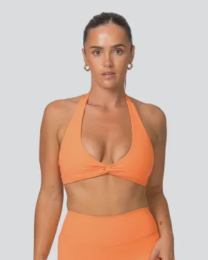 Hype Halter Bralette Papaya