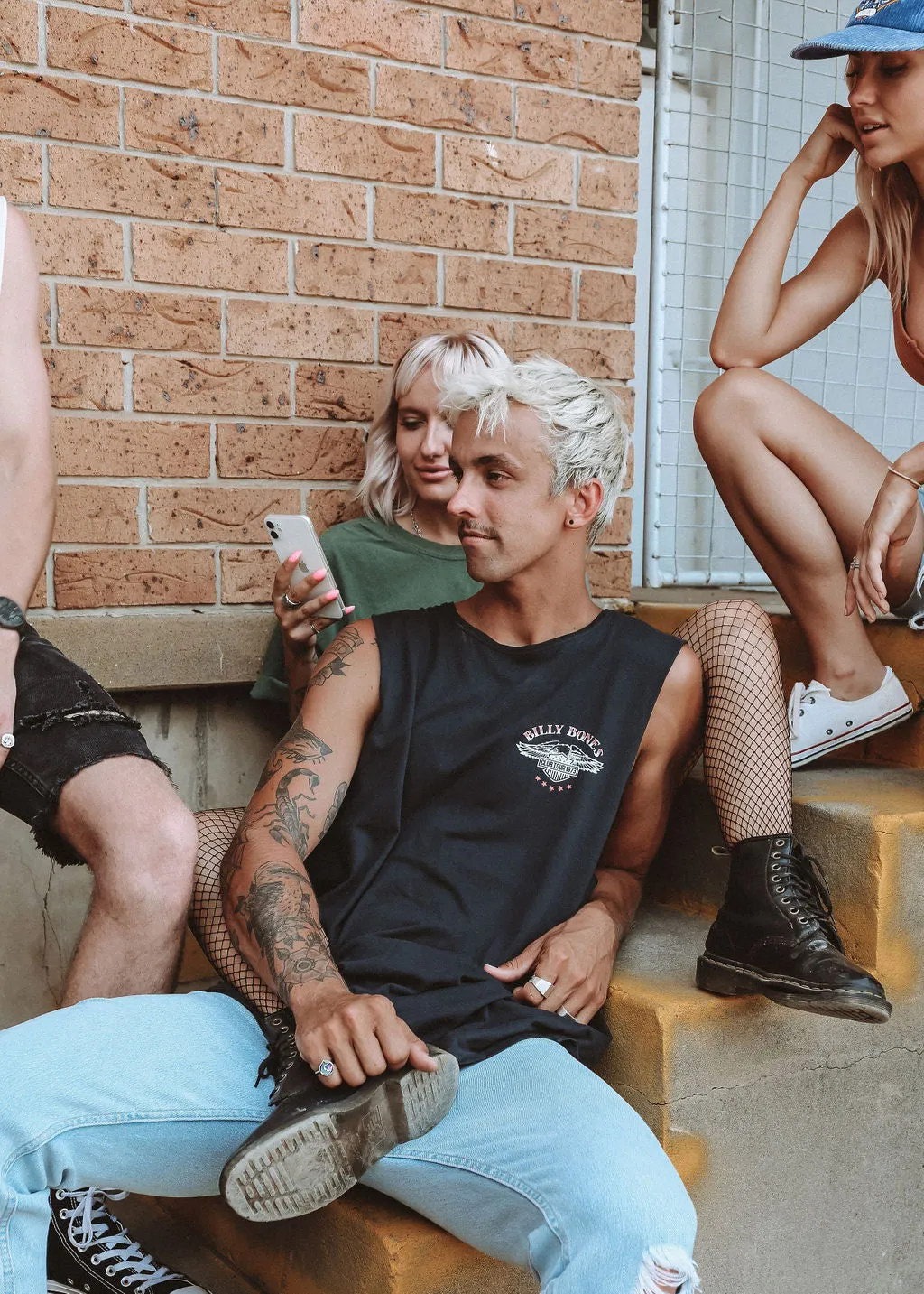 Moto Club Tank - Vintage Black