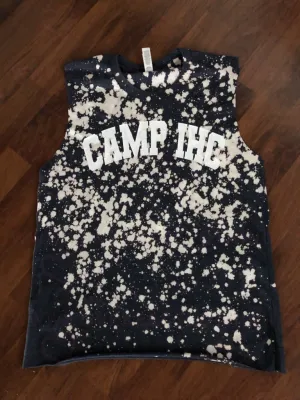 Muscle Tank Bleached Camp Tees