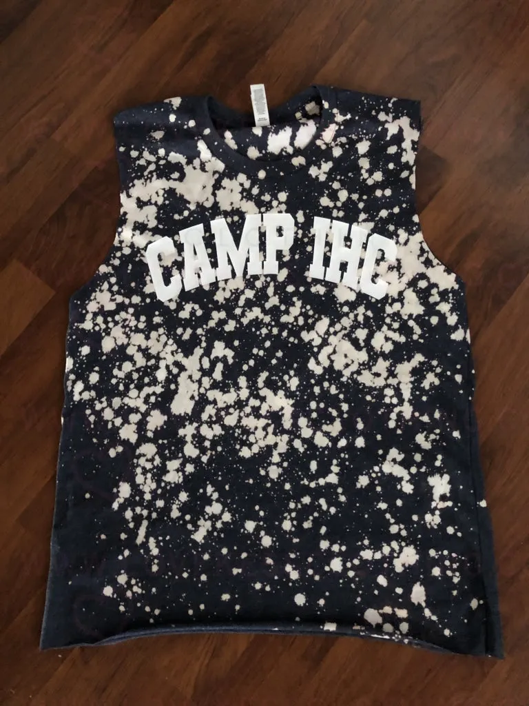 Muscle Tank Bleached Camp Tees