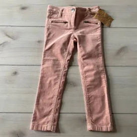 NWT NEXT Blush Corduroy Interior Adjustable Button Tab Pants