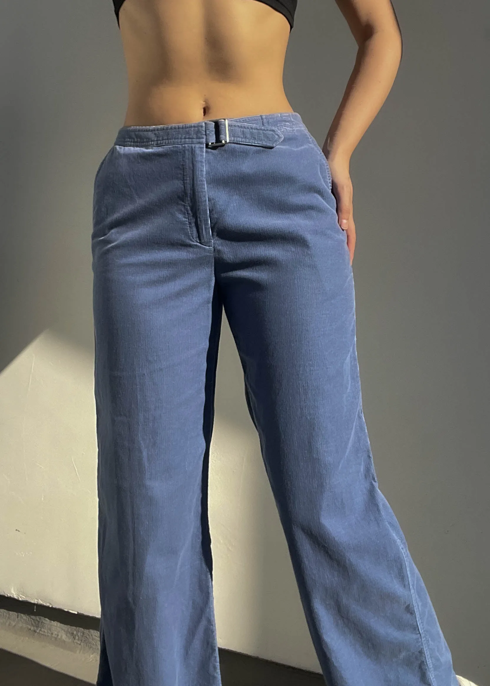 Periwinkle Corduroy Pants (M)