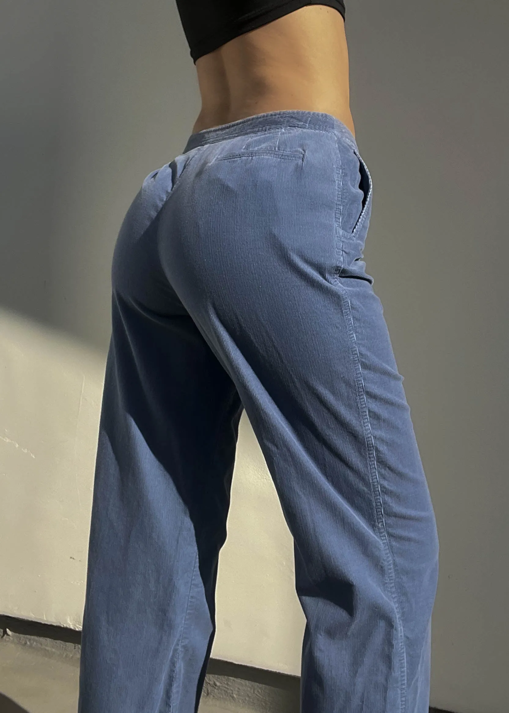Periwinkle Corduroy Pants (M)