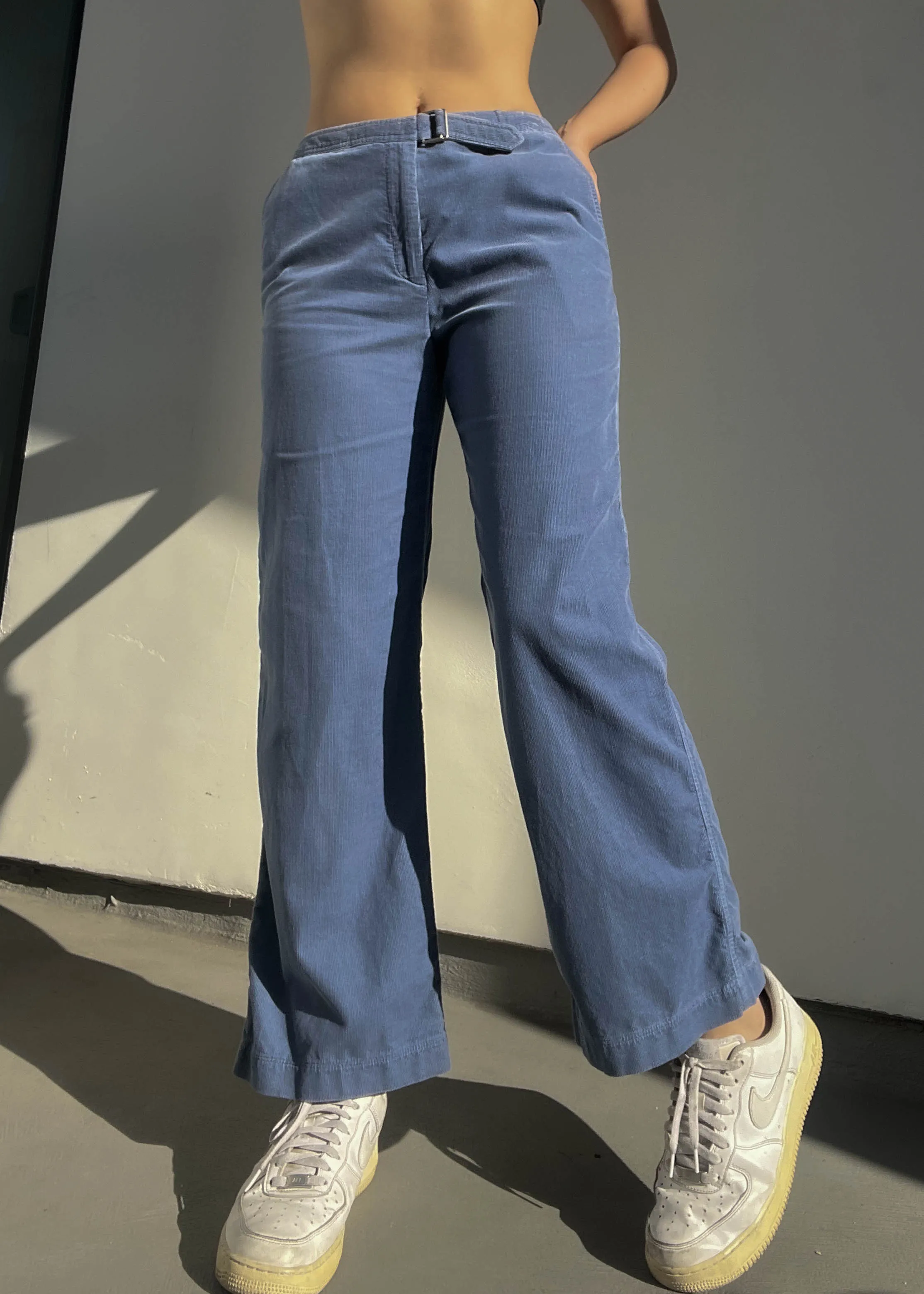 Periwinkle Corduroy Pants (M)