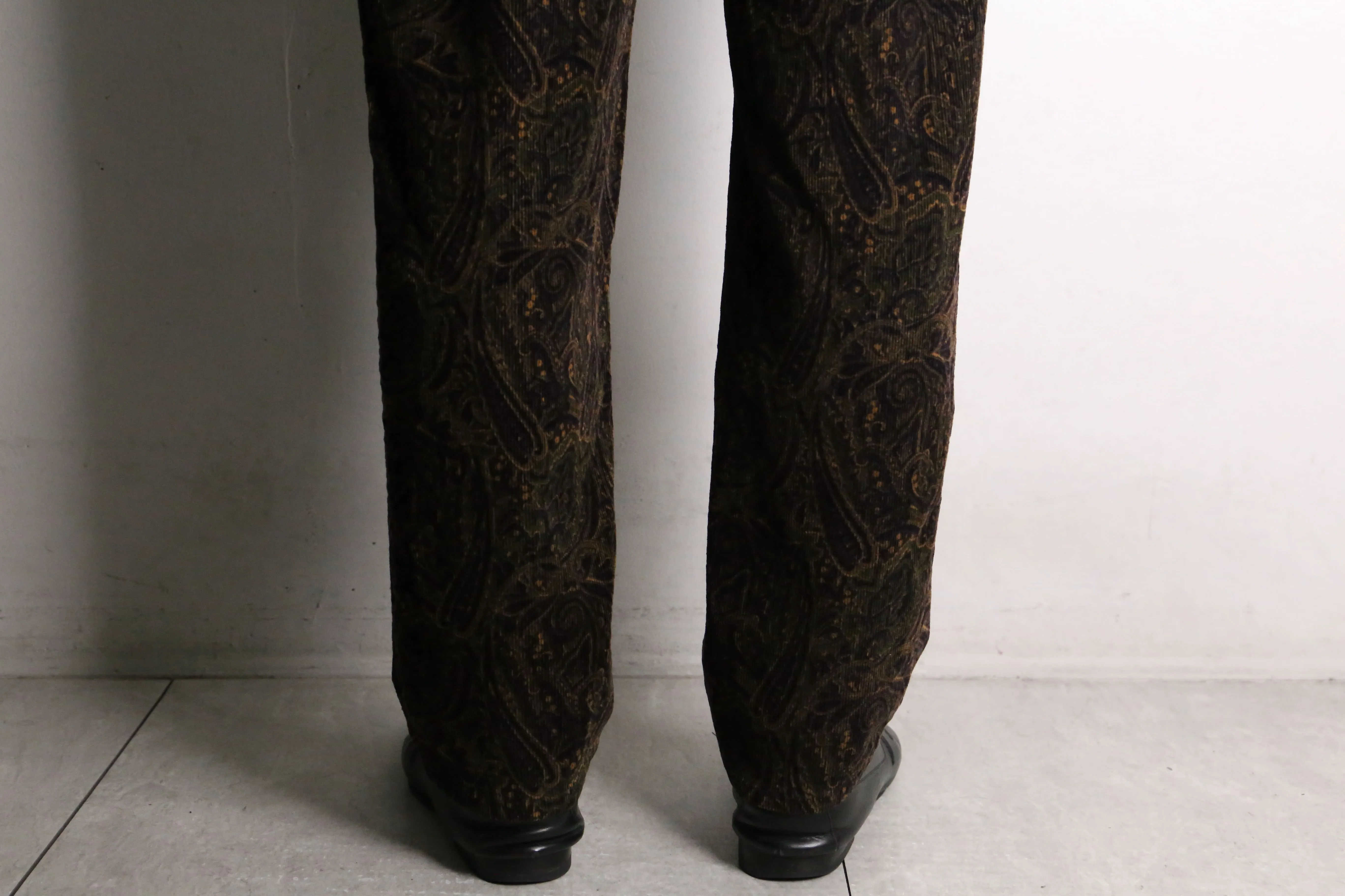 "Lauren RL"paisley corduroy pants