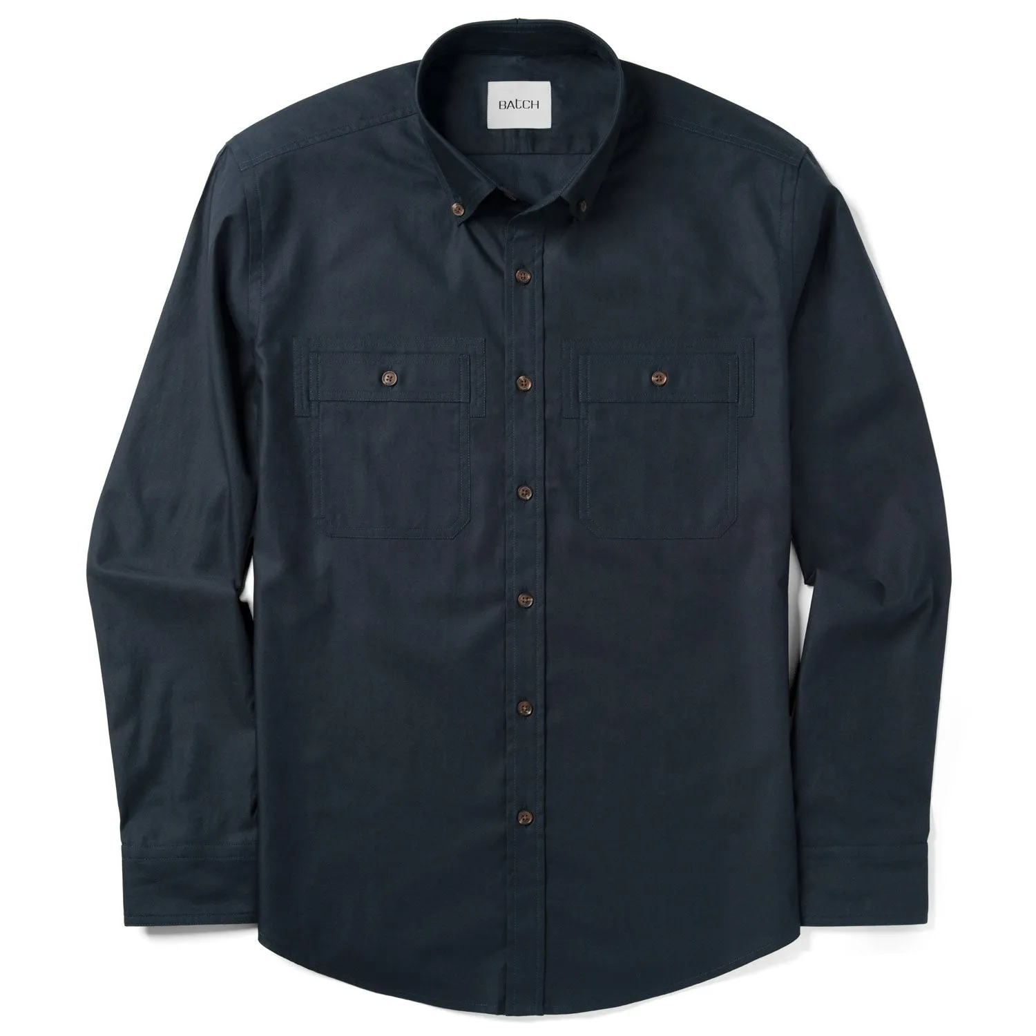 Rogue Utility Shirt – Dark Navy Mercerized Cotton