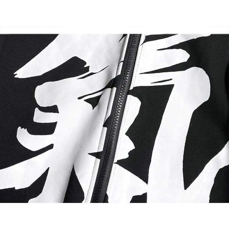 Japanese-Inspired High-Tech Zip-Up Hoodie with Advanced Features