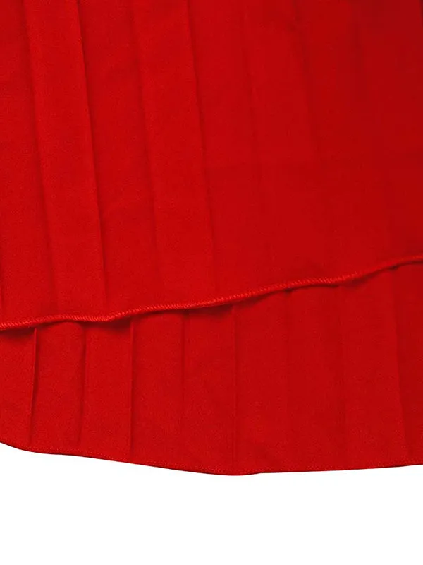 Wrap Pleated Solid Color Off-The-Shoulder Evening Dresses
