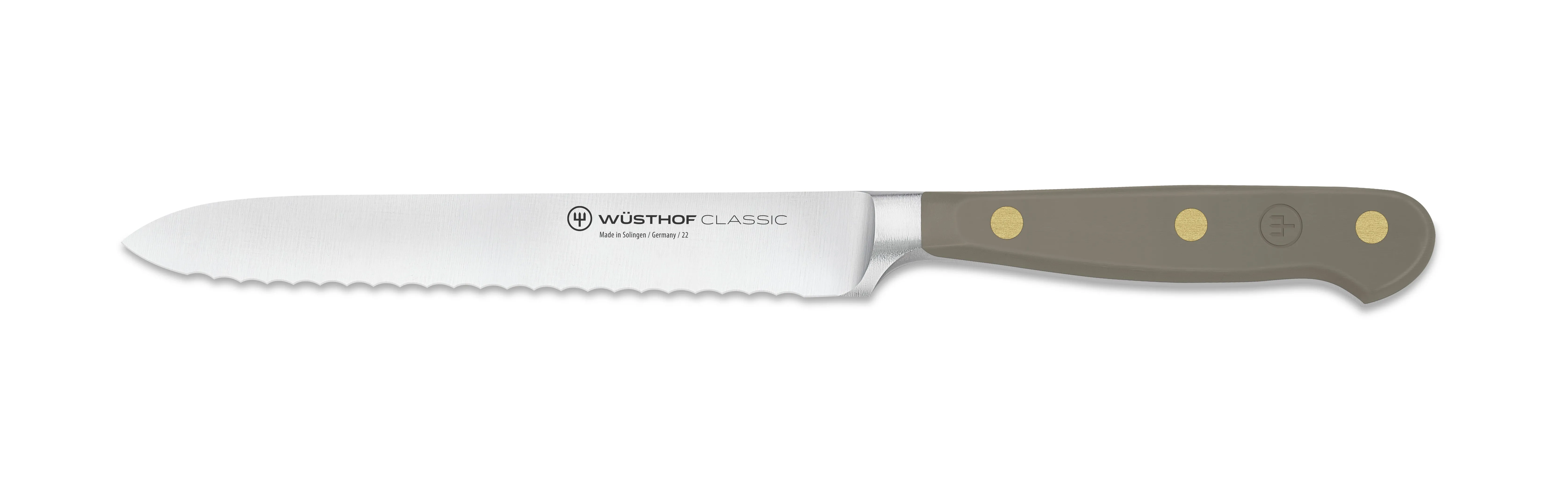 Wusthof Classic Colors 5" Serrated Utility